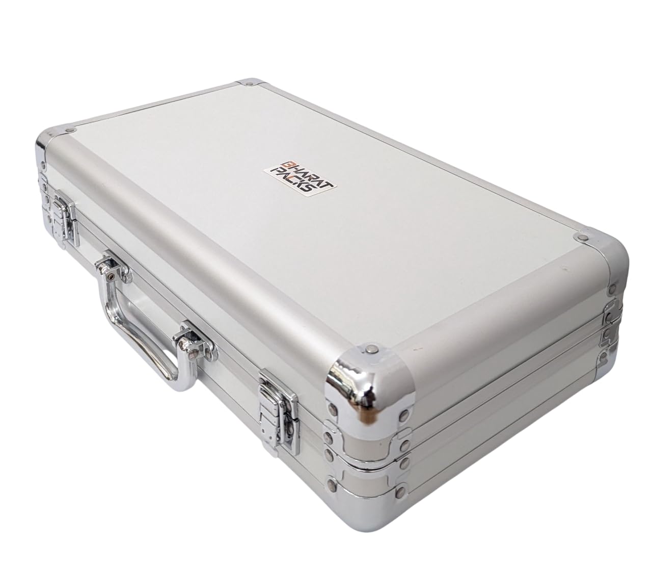 Aluminum Watch Case – Watch Storage Box with Leather Pillows & EVA Foam – Travel & Organizer Case (10 Slots) (Transparent)